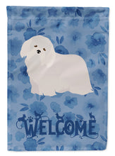 Load image into Gallery viewer, Coton de Tulear #2 Welcome Garden Flag - Outdoor Decorative Yard Flag CK5980GF