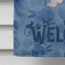 Load image into Gallery viewer, German Spitz #1 Welcome Flag Canvas House Size CK5993CHF
