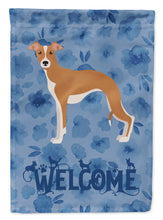 Load image into Gallery viewer, Italian Greyhound #2 Welcome Garden Flag - Outdoor Decorative Yard Flag CK6002GF