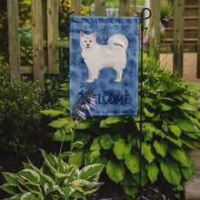 Load image into Gallery viewer, Italian Spitz Welcome Garden Flag - Outdoor Decorative Yard Flag CK6003GF