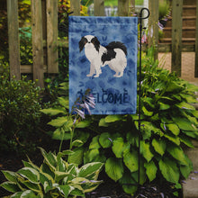 Load image into Gallery viewer, Japanese Chin #2 Welcome Garden Flag - Outdoor Decorative Yard Flag CK6005GF
