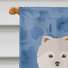 Load image into Gallery viewer, Japanese Spitz Welcome Flag Canvas House Size CK6006CHF