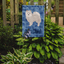 Load image into Gallery viewer, Japanese Spitz Welcome Garden Flag - Outdoor Decorative Yard Flag CK6006GF