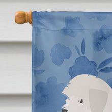 Load image into Gallery viewer, Maltese Puppy Cut Welcome Flag Canvas House Size CK6016CHF