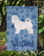 Load image into Gallery viewer, Maltese Puppy Cut Welcome Garden Flag - Outdoor Decorative Yard Flag CK6016GF