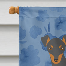 Load image into Gallery viewer, Manchester Terrier #2 Welcome Flag Canvas House Size CK6019CHF