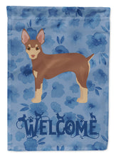 Load image into Gallery viewer, Miniature Fox Terrier Welcome Garden Flag - Outdoor Decorative Yard Flag CK6022GF