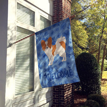 Load image into Gallery viewer, Papillon #1 Welcome Flag Canvas House Size CK6027CHF