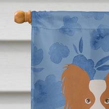 Load image into Gallery viewer, Papillon #1 Welcome Flag Canvas House Size CK6027CHF