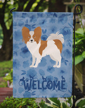 Load image into Gallery viewer, Papillon #1 Welcome Garden Flag - Outdoor Decorative Yard Flag CK6027GF