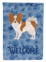 Load image into Gallery viewer, Papillon #1 Welcome Garden Flag - Outdoor Decorative Yard Flag CK6027GF