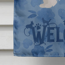 Load image into Gallery viewer, Papillon #2 Welcome Flag Canvas House Size CK6028CHF