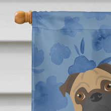Load image into Gallery viewer, Pug Welcome Flag Canvas House Size CK6042CHF