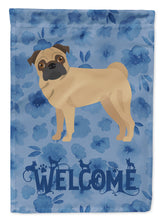 Load image into Gallery viewer, Pug Welcome Garden Flag – Decorative Outdoor Yard Flag CK6042GF