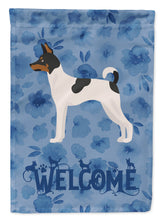 Load image into Gallery viewer, Toy Fox Terrier Welcome Garden Flag – Decorative Outdoor Yard Flag CK6055GF