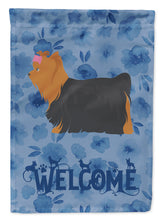 Load image into Gallery viewer, Yorkshire Terrier #1 Welcome Flag Canvas House Size CK6056CHF