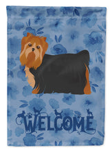Load image into Gallery viewer, Yorkshire Terrier #2 Welcome Flag Canvas House Size CK6057CHF