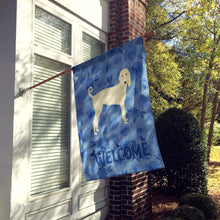 Load image into Gallery viewer, Afghan Hound Welcome Flag Canvas House Size CK6058CHF