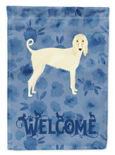 Load image into Gallery viewer, Afghan Hound Welcome Flag Canvas House Size CK6058CHF