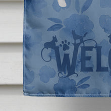 Load image into Gallery viewer, Basenji Welcome Flag Canvas House Size CK6059CHF
