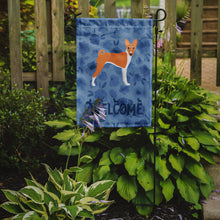 Load image into Gallery viewer, Basenji Welcome Garden Flag – Decorative Outdoor Yard Flag CK6059GF