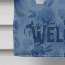 Load image into Gallery viewer, English Bulldog Welcome Flag Canvas House Size CK6066CHF
