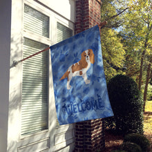 Load image into Gallery viewer, Blenheim Cavalier Spaniel Welcome Flag Canvas House Size CK6069CHF