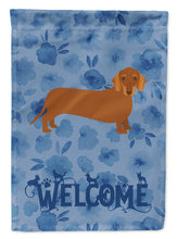 Load image into Gallery viewer, Dachshund Welcome Garden Flag – Decorative Outdoor Yard Flag CK6076GF