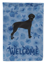 Load image into Gallery viewer, Great Dane Welcome Flag Canvas House Size CK6082CHF