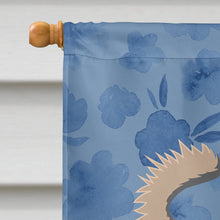 Load image into Gallery viewer, Longhair Chihuahua Welcome Flag Canvas House Size CK6088CHF