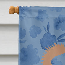 Load image into Gallery viewer, Longhair Chihuahua #2 Welcome Flag Canvas House Size CK6089CHF