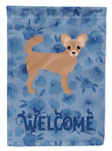 Load image into Gallery viewer, Longhair Chihuahua #2 Welcome Flag Canvas House Size CK6089CHF