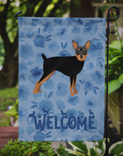 Load image into Gallery viewer, Miniature Pinscher Welcome Garden Flag – Decorative Outdoor Yard Flag CK6091GF