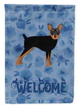 Load image into Gallery viewer, Miniature Pinscher Welcome Garden Flag – Decorative Outdoor Yard Flag CK6091GF