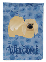 Load image into Gallery viewer, Pekingese Welcome Flag Canvas House Size CK6092CHF