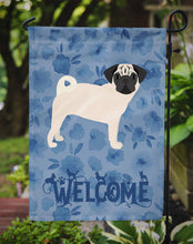 Load image into Gallery viewer, Pug #2 Welcome Garden Flag – Decorative Outdoor Yard Flag CK6097GF
