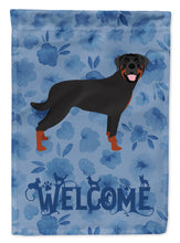 Load image into Gallery viewer, Rottweiler Welcome Flag Canvas House Size CK6098CHF