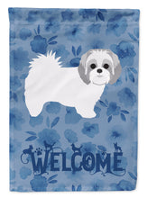 Load image into Gallery viewer, Shih Tzu #2 Welcome Flag Canvas House Size CK6100CHF