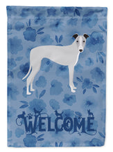 Load image into Gallery viewer, Whippet Welcome Flag Canvas House Size CK6105CHF