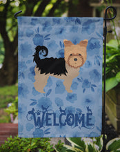Load image into Gallery viewer, Yorkshire Terrier Welcome Garden Flag – Decorative Outdoor Yard Flag CK6107GF