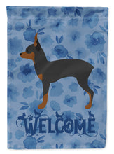 Load image into Gallery viewer, Toy Fox Terrier Welcome Flag Canvas House Size CK6114CHF
