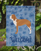 Load image into Gallery viewer, Spanish Hound Welcome Garden Flag – Decorative Outdoor Yard Flag CK6118GF