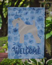 Load image into Gallery viewer, Kerry Blue Terrier Welcome Garden Flag – Decorative Outdoor Yard Flag CK6119GF