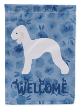 Load image into Gallery viewer, Bedlington Terrier Welcome Garden Flag – Decorative Outdoor Yard Flag CK6121GF