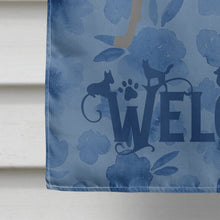 Load image into Gallery viewer, Scottish Deerhound Welcome Flag Canvas House Size CK6123CHF