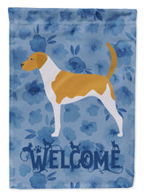 Load image into Gallery viewer, American Foxhound Welcome Flag Canvas House Size CK6125CHF
