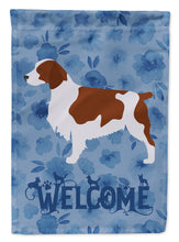 Load image into Gallery viewer, Welsh Springer Spaniel Welcome Flag Canvas House Size CK6127CHF