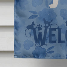 Load image into Gallery viewer, Basset Hound Welcome Flag Canvas House Size CK6129CHF