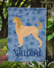 Load image into Gallery viewer, Afghan Hound Welcome Garden Flag – Decorative Outdoor Yard Flag CK6133GF