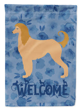 Load image into Gallery viewer, Afghan Hound Welcome Garden Flag – Decorative Outdoor Yard Flag CK6133GF